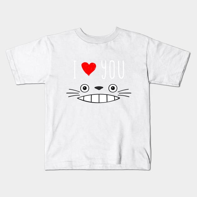 I love you Kids T-Shirt by geekmethat